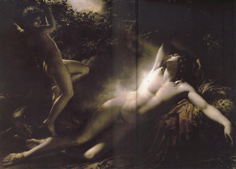 Anne-Louis Girodet-Trioson Endymion effet de lune